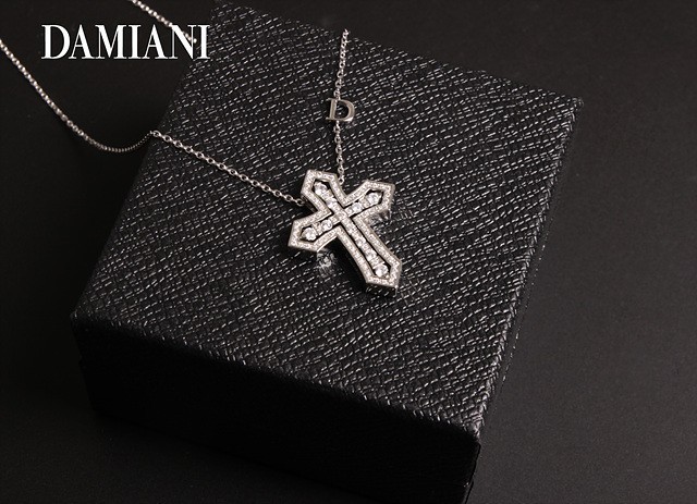 damiani-다미아니-크라운-다이아몬드-목걸이실버-명품 레플리카 미러 SA급